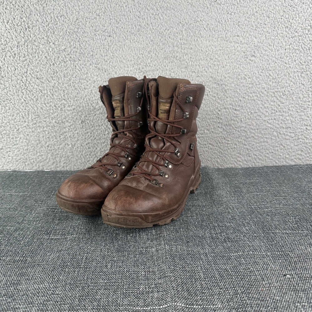 Altberg‎ Military Combat Boots UK 8 Brown Leather A Forme England Army Hiking